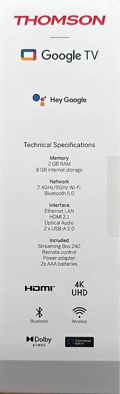 Lecteur multimedia & Streamer: Streaming Box Thomson 240G 4K – D'occasion à Cully par adpe187 3