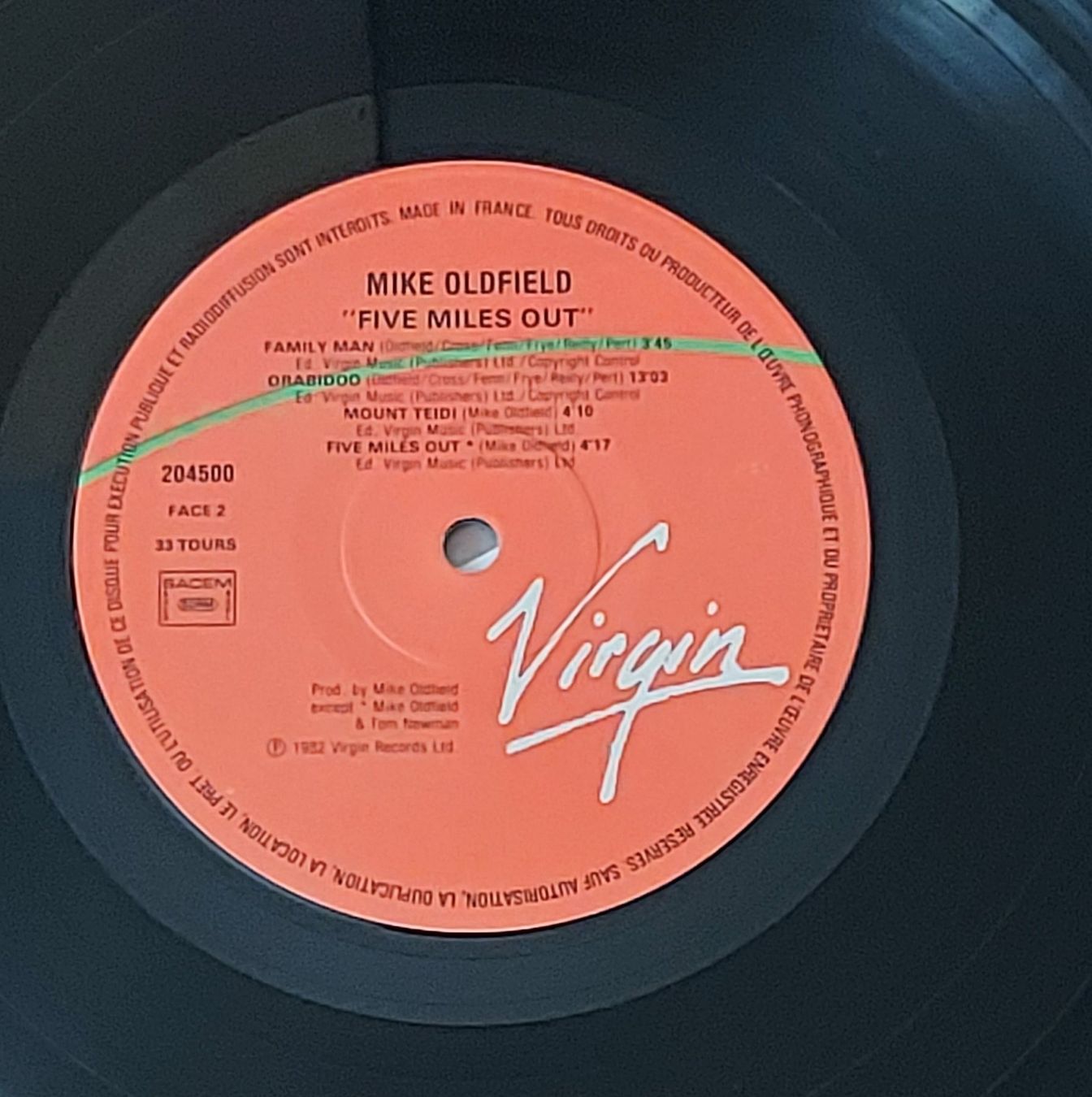 Dischi in vinile: LP - MIKE OLDFIELD - FIVE MILES OUT – Usato da Steckborn venduto da Quo7 3