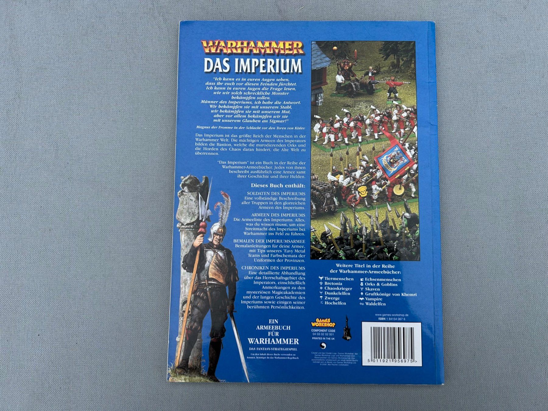 Libri: Warhammer - Armeebuch Imperium - 6. Edition - Deutsch – Usato da Biberstein venduto da Lou13lou 1