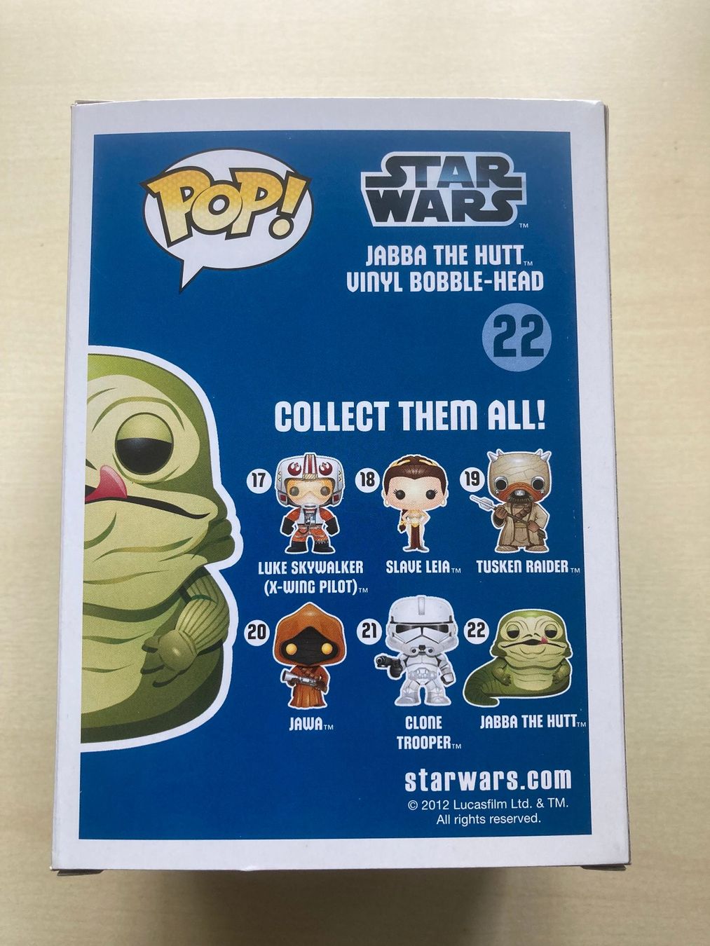 Funko Statuette: Funko Pop Star Wars 22 - Jabba The Hutt – Nuovo e nell'imballaggio originale da Baden venduto da Polystyreneman 2