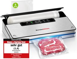 Vakuumiergerät für Lebensmittel mit Beutelschneider