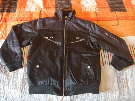 Rukka Pilotjacke, Schwarz-Grau – Größe S (Herren)