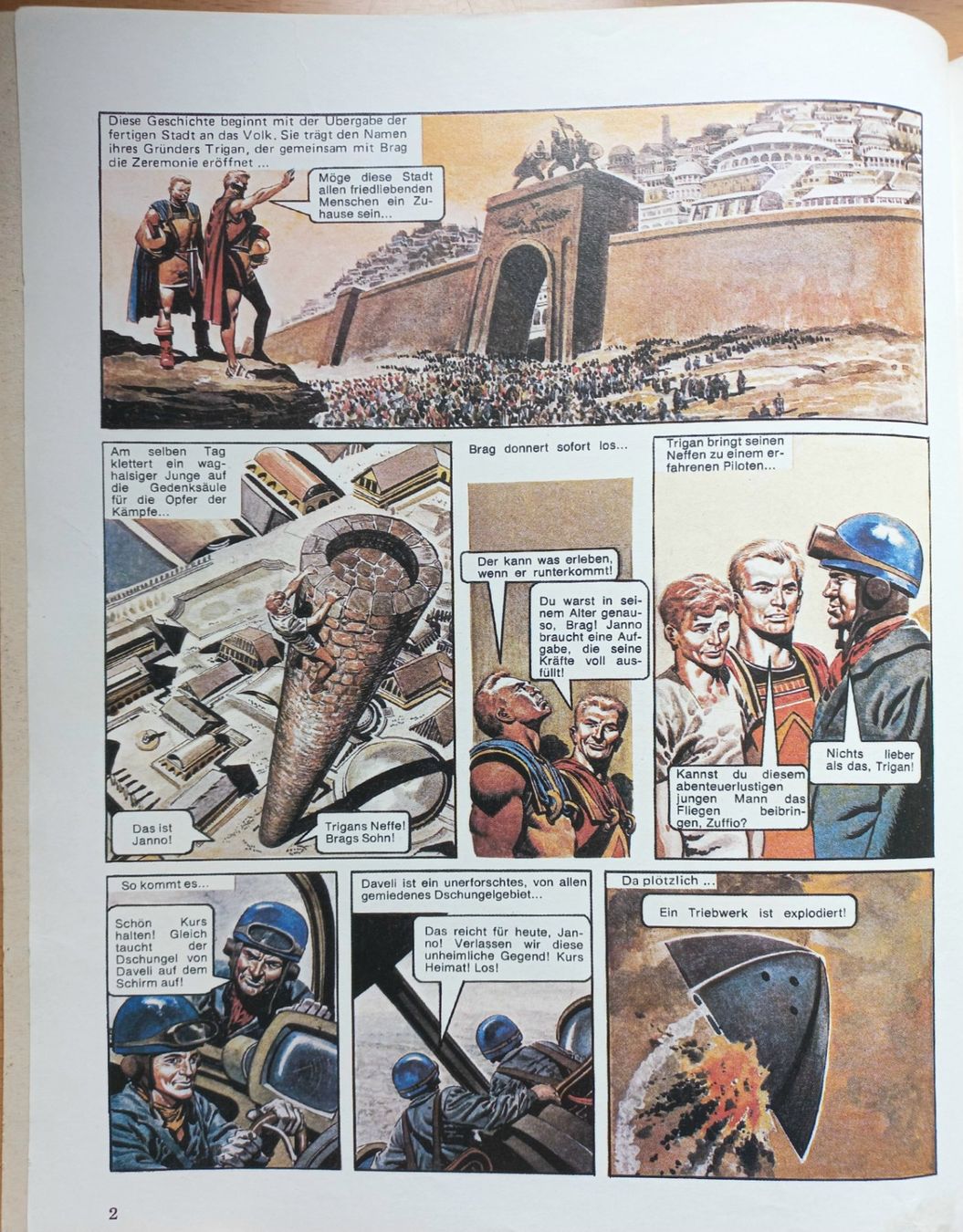 Fumetti: Comic - Trigan 5 - Der grosse Kampf – Usato da Niederuzwil venduto da lubimaja 1