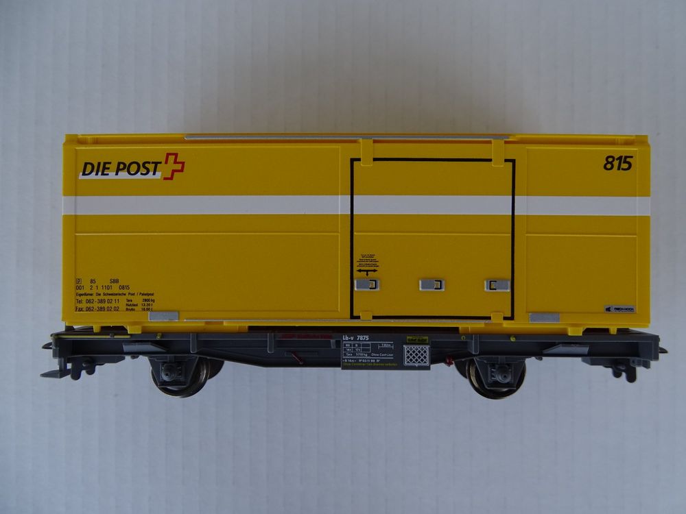 Bemo 2269 107 RhB Post Container Wagen (Neu (gemäss Beschreibung)) in ...