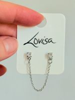 Boucle d'oreilles Lovisa, neuves avec étiquette argenté.