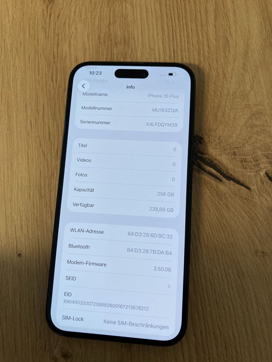 Apple Portables: iPhone 15 plus 256gb – D'occasion à Schaan par meh_zd8z