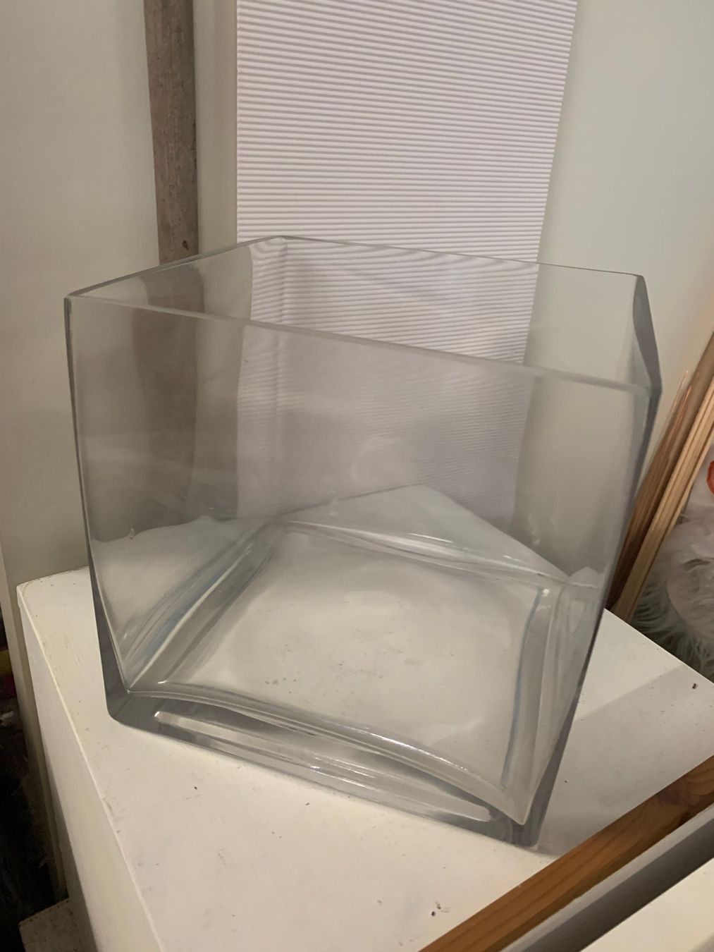 Vasi & Recipienti: Glasvase quadratisch, 20x20x20cm – Usato da St. Gallen venduto da Miousch