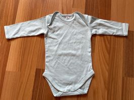 Baby Body Gr. 62/68, Langarm, Hellblau, Top Zustand!