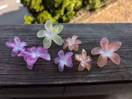 Haarclips / Haarklammern die im Sonnelicht Farbe ändern