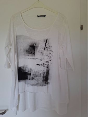 Schönes Long-Shirt mit Print - Grosse Grössen
