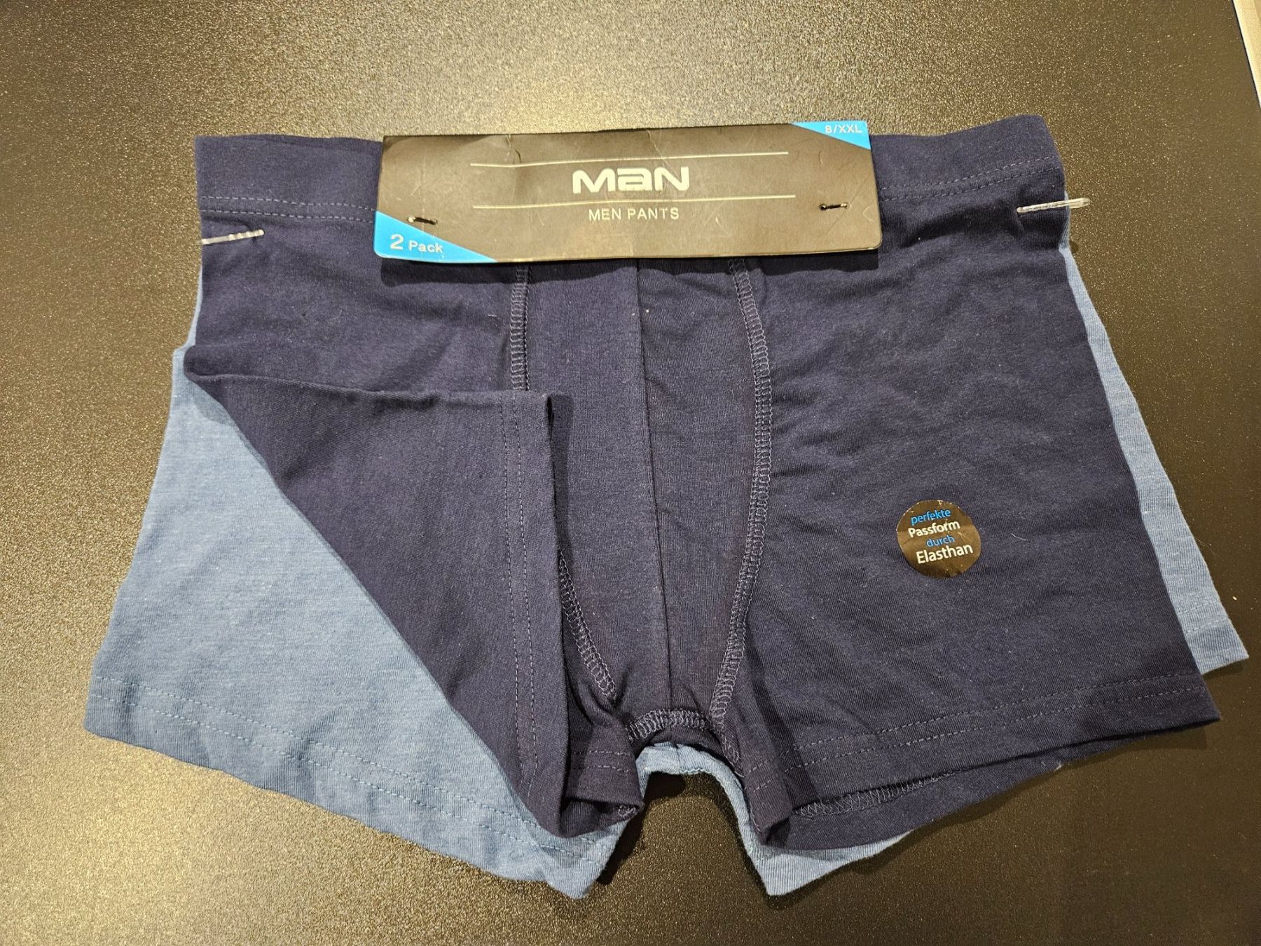 Unterwäsche: Neu - Man - Boxershorts 2Stk. Gr. 8/XXL – Neu und originalverpackt aus Dagmersellen von Jarsetz_Restposten