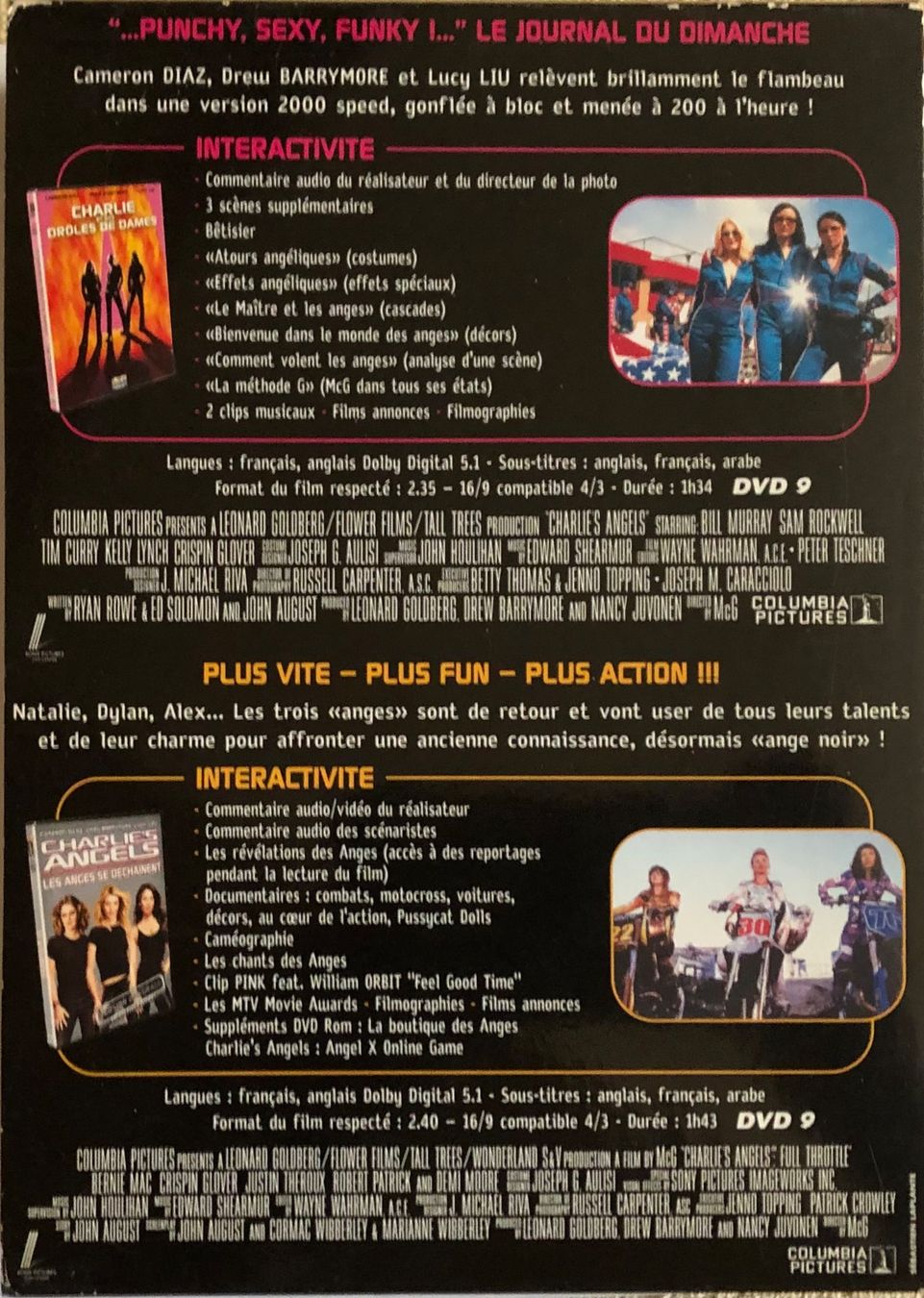 Alle DVDs: CHARLIE'S ANGELS – Gebraucht aus Poliez-Pittet von Newtown-Records 1