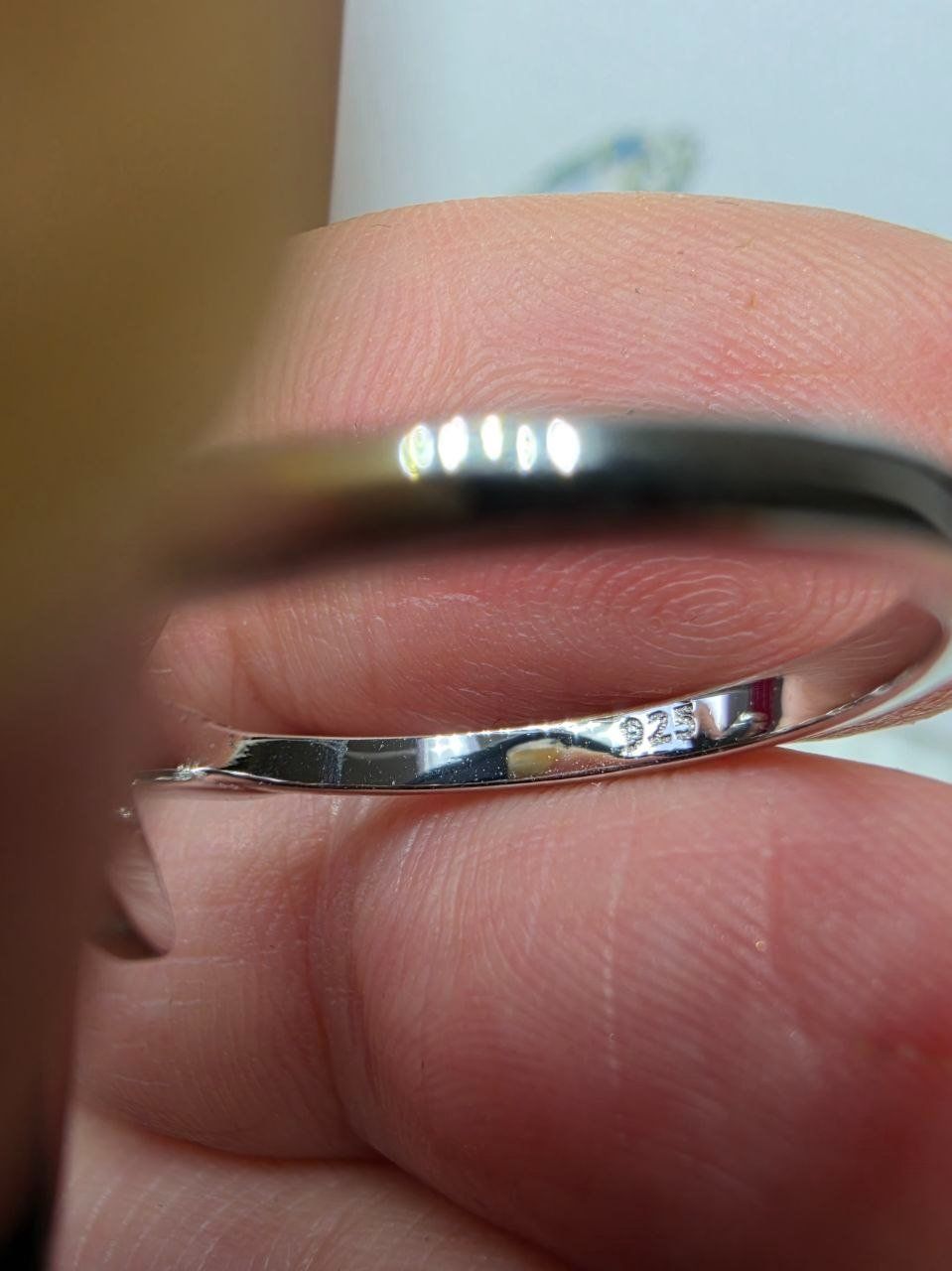 Anelli: Bague argent avec diamants de moissanite GRA – Nuovo e nell'imballaggio originale da Reconvilier venduto da Tsma67 5