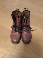 Dr. Martens Boots, Grösse 40, Dunkelrot, gebraucht