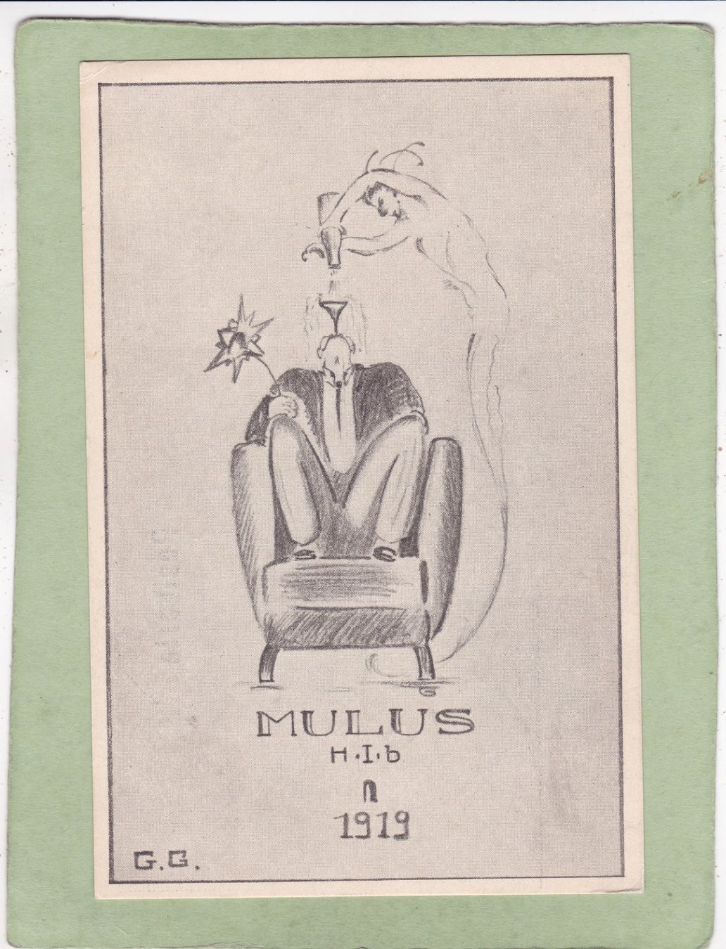 Cartoline postali: Kitsch Kunst  Mulus (1919) – Usato da Herisau venduto da Lisegrat2008