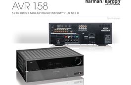 Harman Kardon AVR 158 5.1-Kanal-AV-Receiver für Heimkino