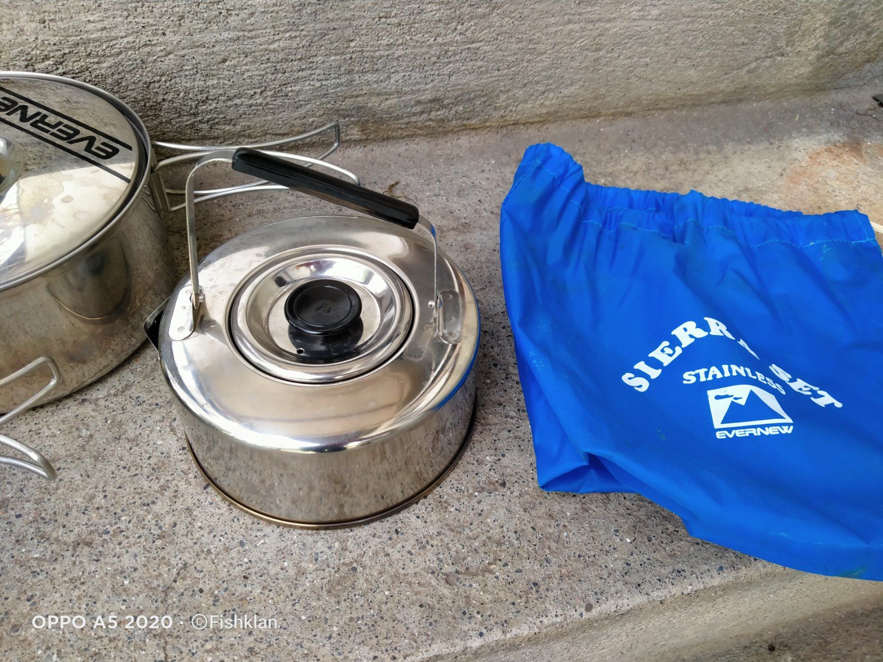 Padelle: EVERNEW Pfannen Set Trekking Camping Stahl – Usato da Küssnacht am Rigi venduto da WorthPoint 2
