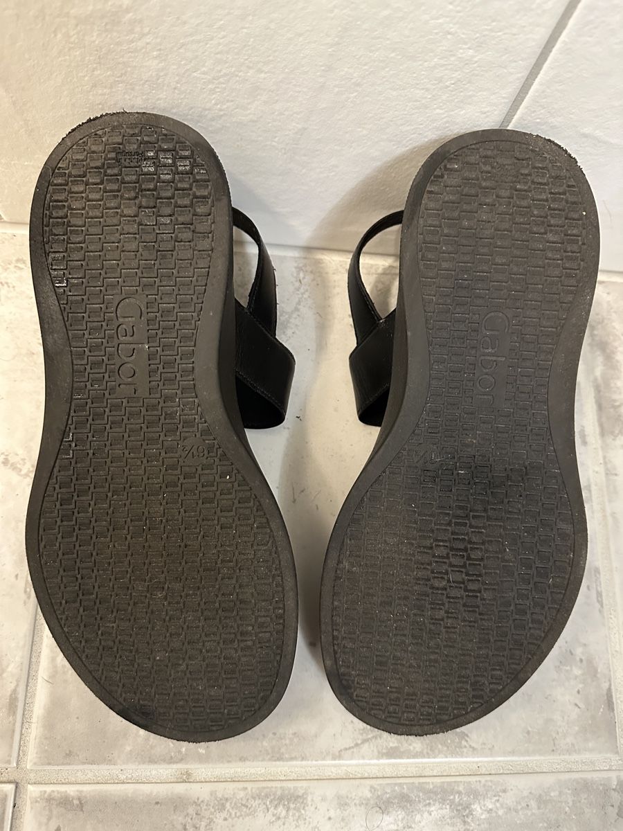Gabor Scarpe da donna: Gabor Comfort Sandale schwarz, Grösse 40 – Usato da Pfeffingen venduto da Thobama 4
