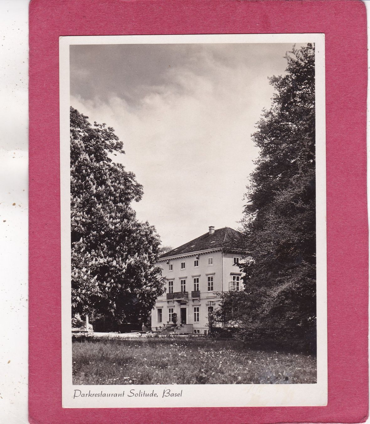 Cartoline postali: Basel Parkrestaurant Solitude – Usato da Herisau venduto da Lisegrat2008
