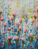 Peinture D'art Tableaux Original on Canvas 
