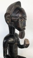 XXL ausdrucksstarke Baule Figur Elfenbeinküste Höhe 55 cm