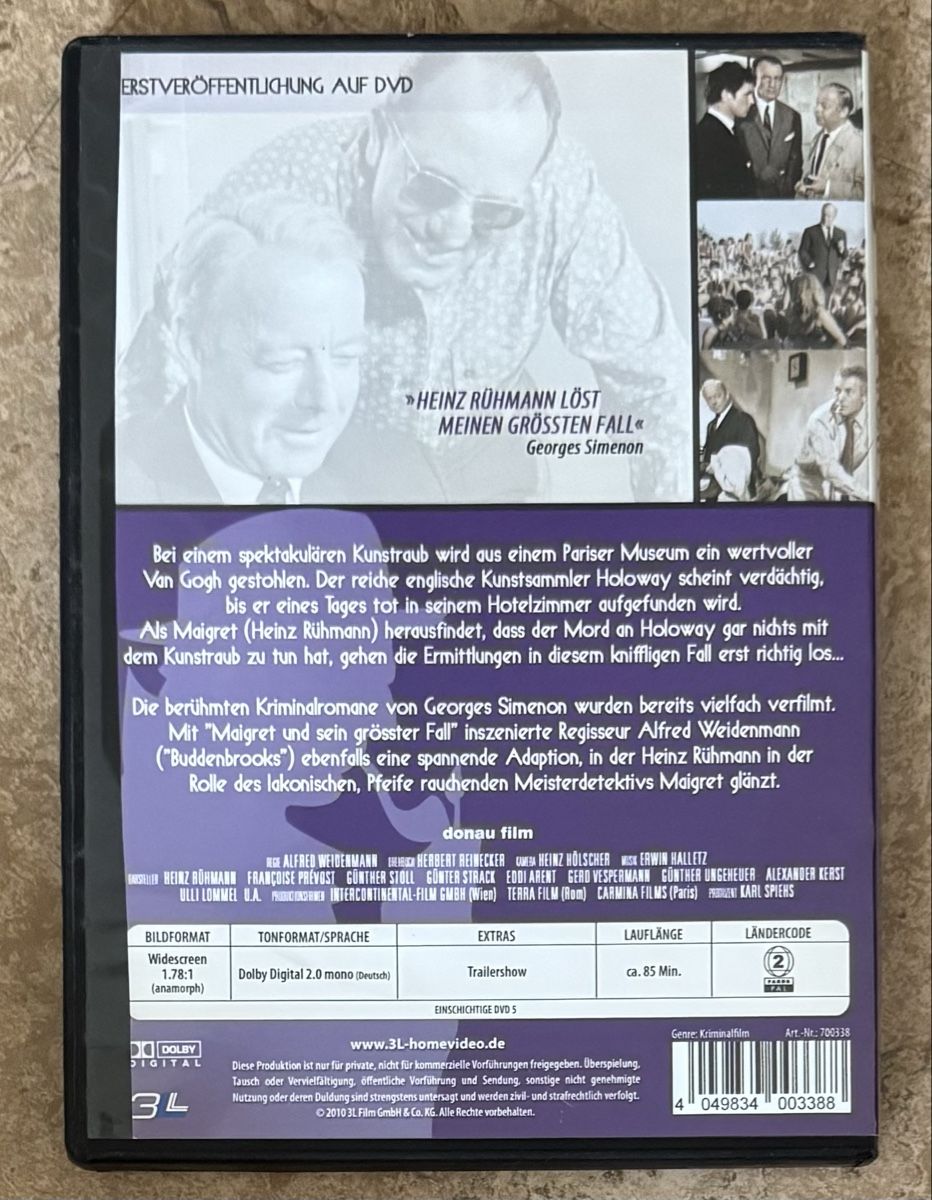 Tous les DVDs: MAIGRET UND SEIN GRÖSSTER FALL  – Neuf (Voir description) à Dietikon par AndreaSch01 1