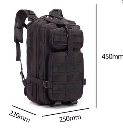 Tactical Assault Rucksack 30l US Militär Camping schwarz