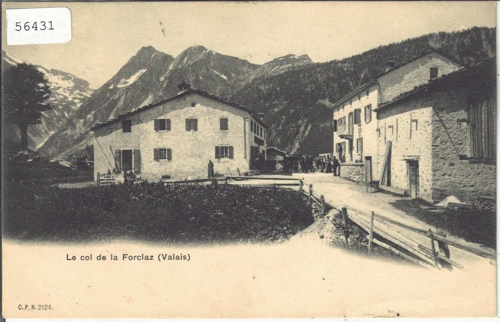 Ansichtskarten: Le col de la Forclaz - animee – Gebraucht aus Ettingen von Kartenplanet
