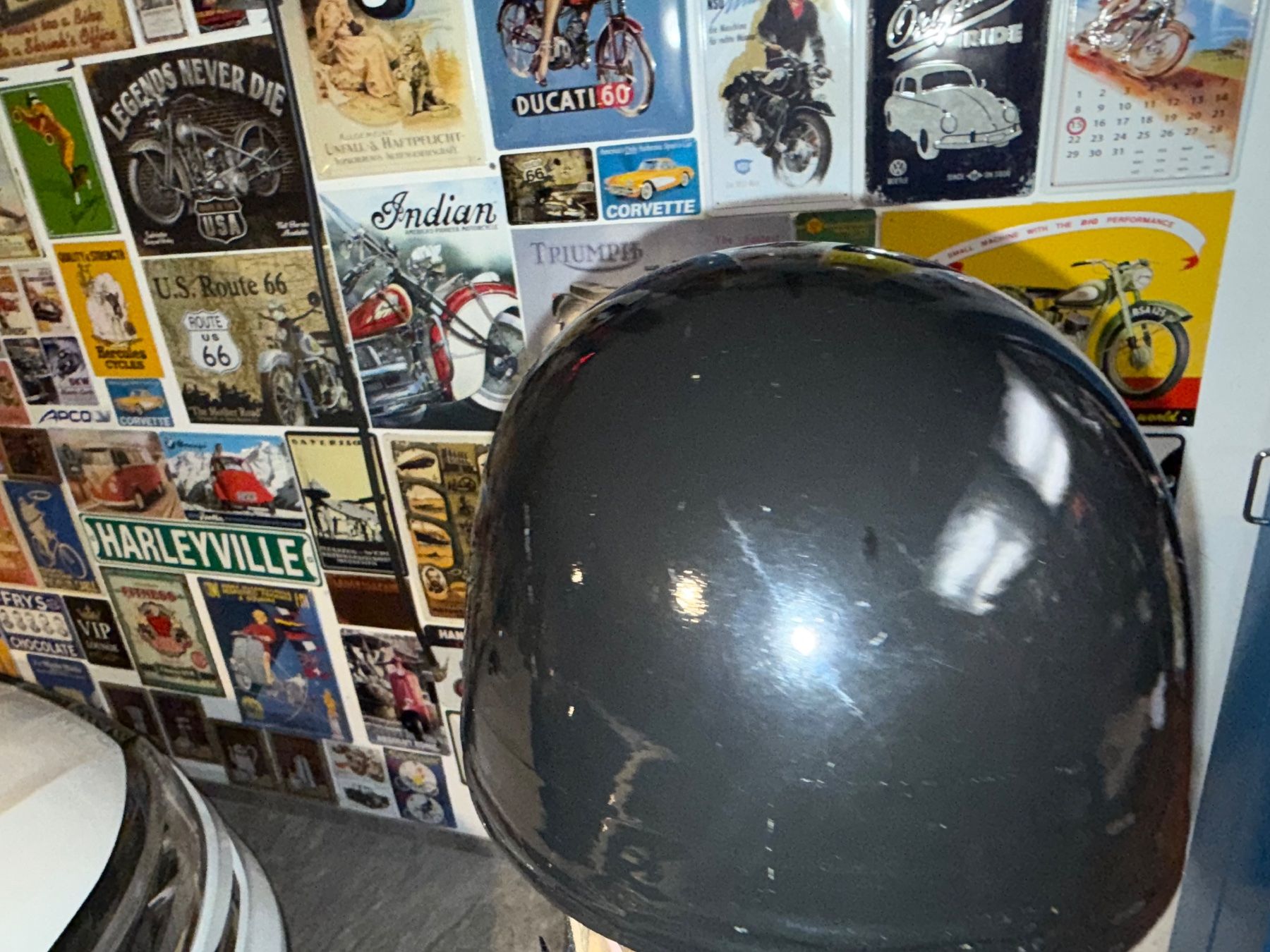 Abiti antichi: Aviakit legendäre Britischen Oldtimer Motorradhelm – Usato da Hellbühl venduto da Rodgers67 4