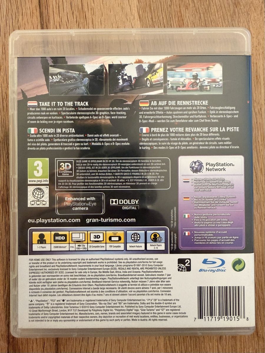 Sony Jeux: PS3 Gran Turismo 5 – Neuf (Voir description) à Kriens par Genschi 1