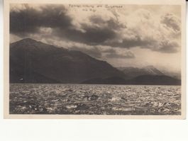 Zugersee 1928 mit Bahnstempel Walchwil