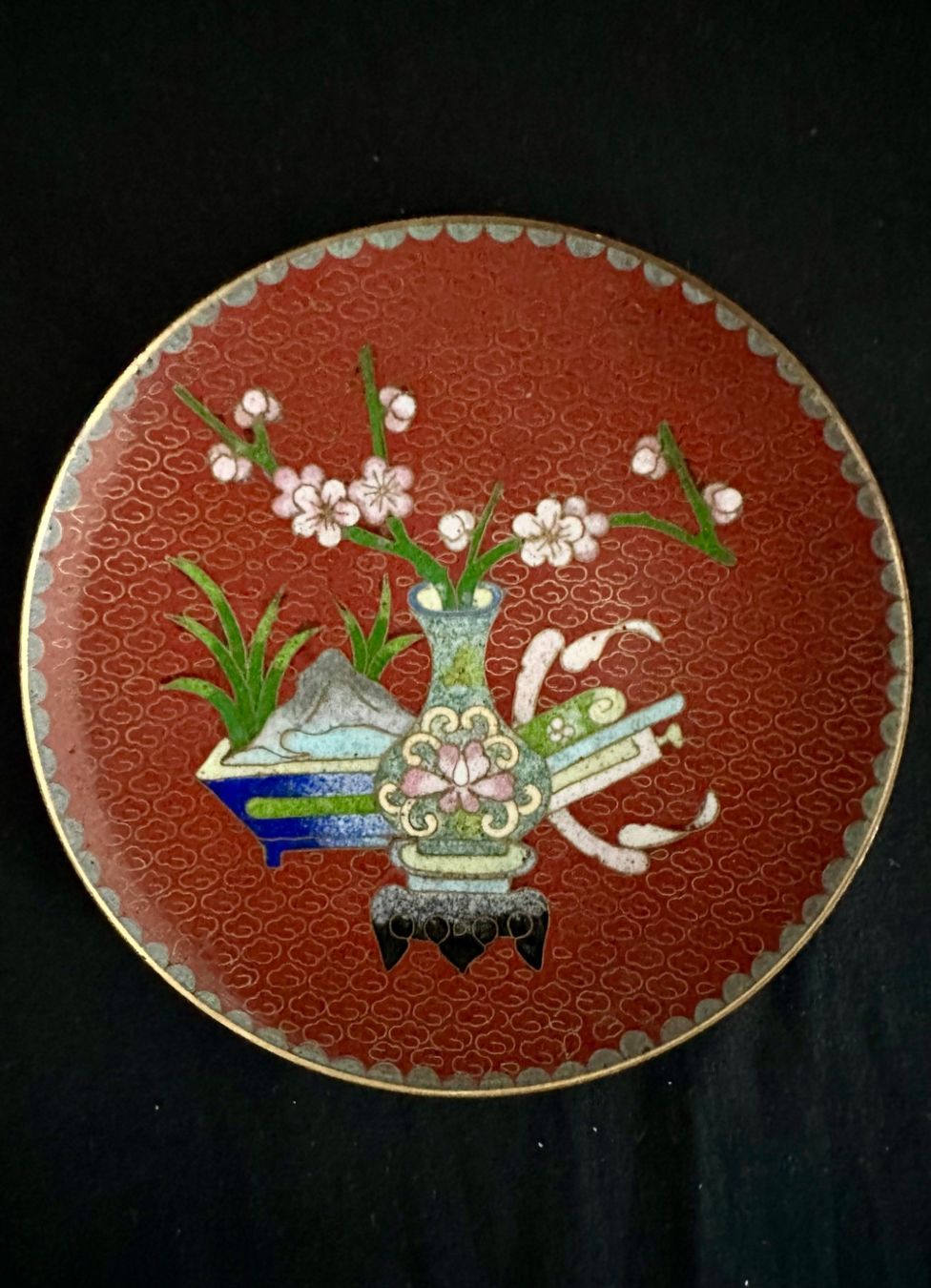 Piatti: China Cloisonne Teller 12,5cm – Usato da Basel venduto da chinarh891