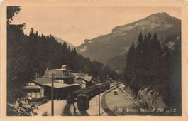 Brünig (BE) Brünigbahn Bahnhof Zug