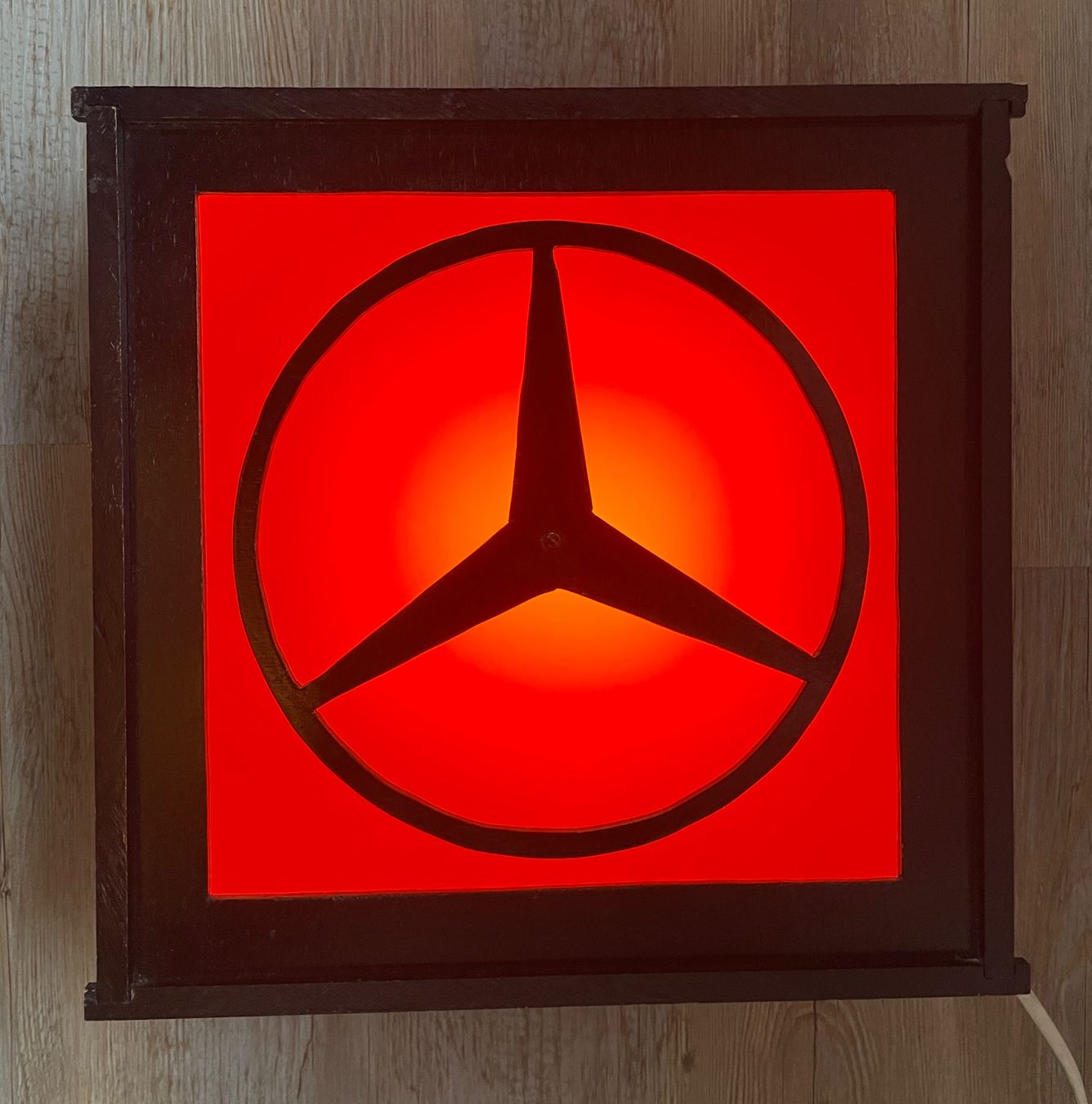 Lampade: Wunderschöne selbstgemachte Mercedes Lampe – Usato da Wichtrach venduto da BRASLETTI_76 1