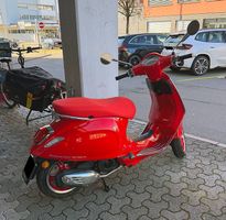 Vespa Primavera 125 (RED) Sitzbank / Sattel original rot 