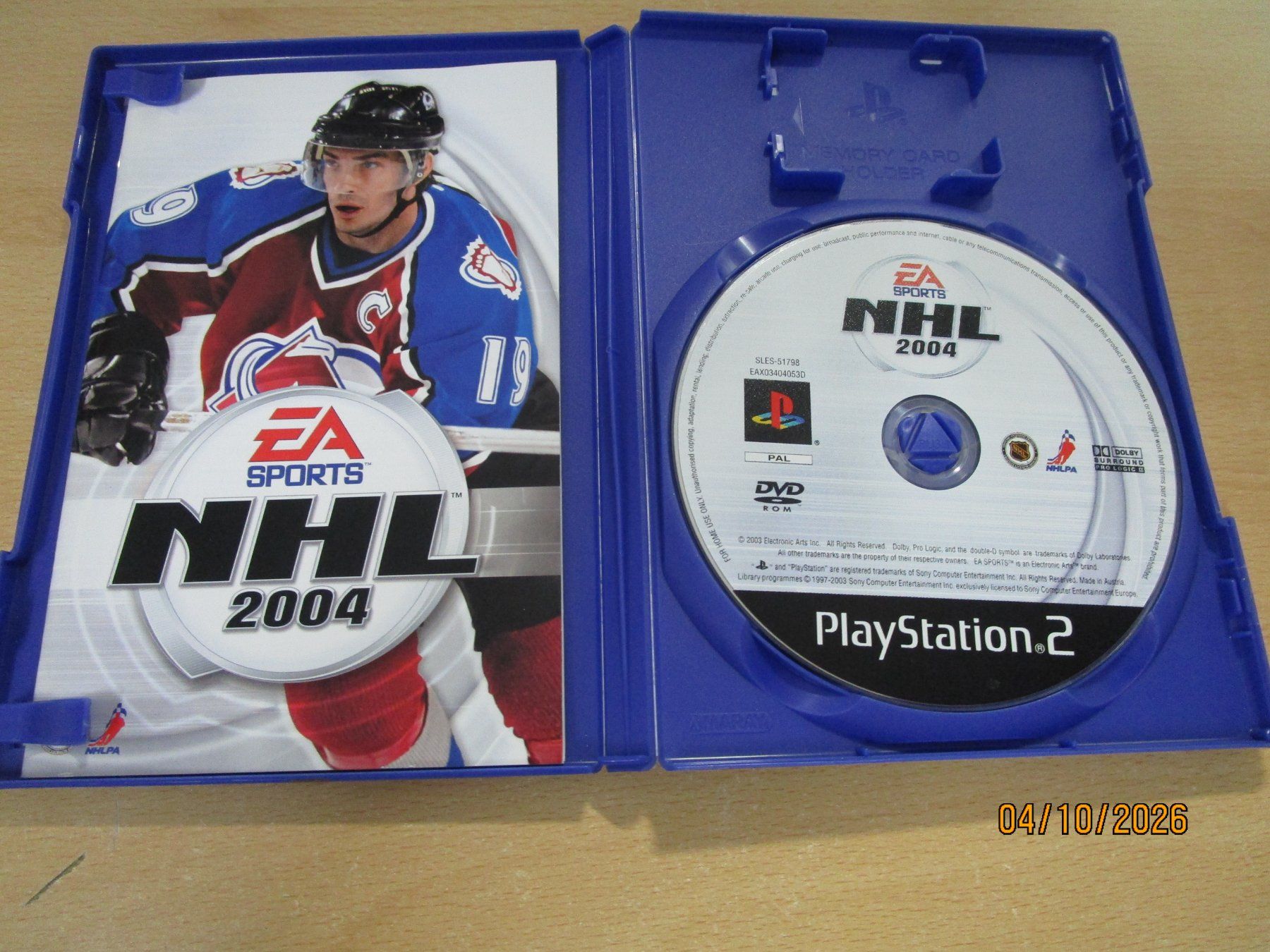 Sony Giochi: NHL 2004 Sony Playstation 2 PS2 – Usato da Goldau venduto da agestuffer 2