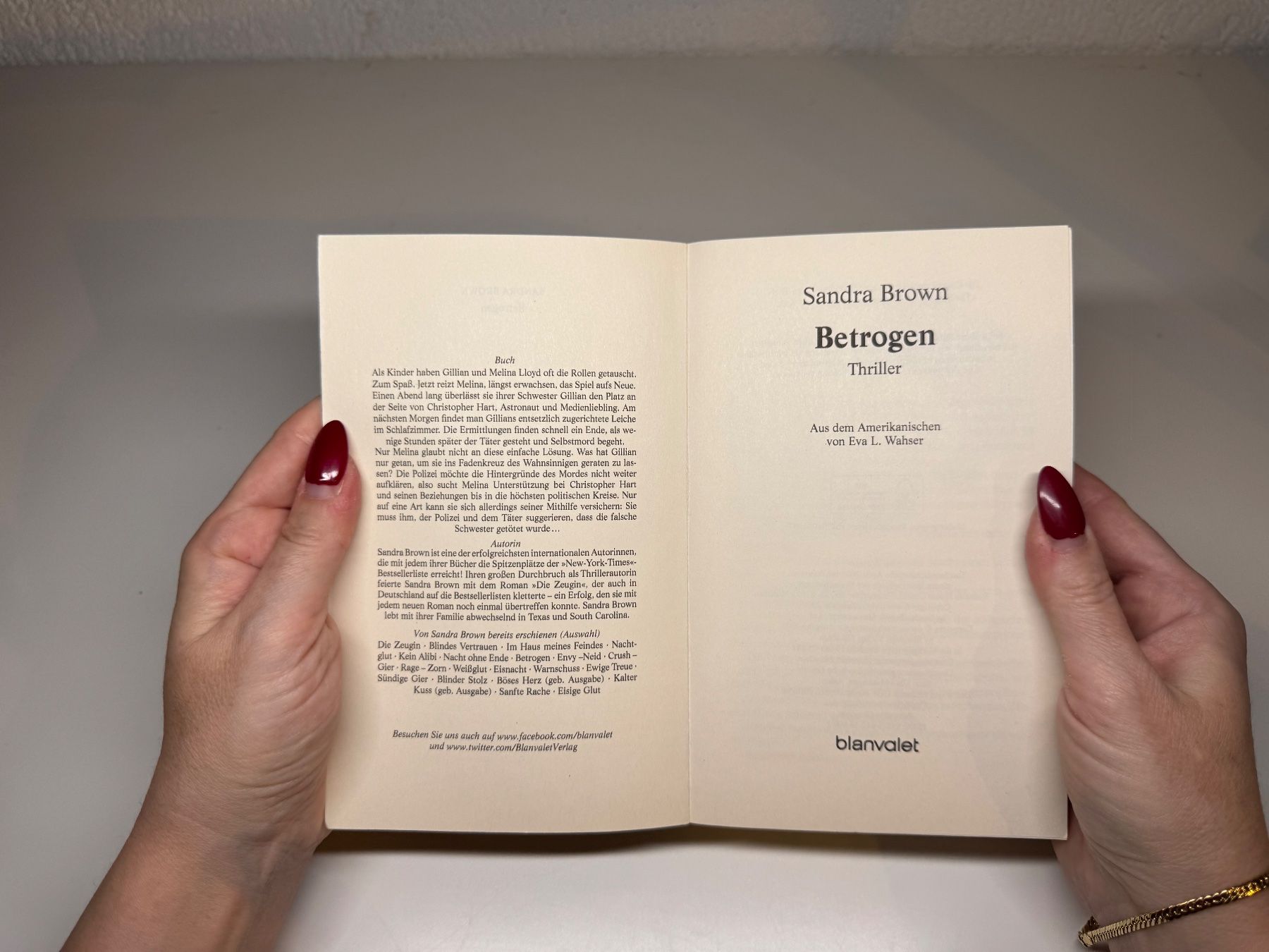 Libri: ROMAN: Sandra Brown, Betrogen – Usato da Grosswangen venduto da Deutsche_Romane 2