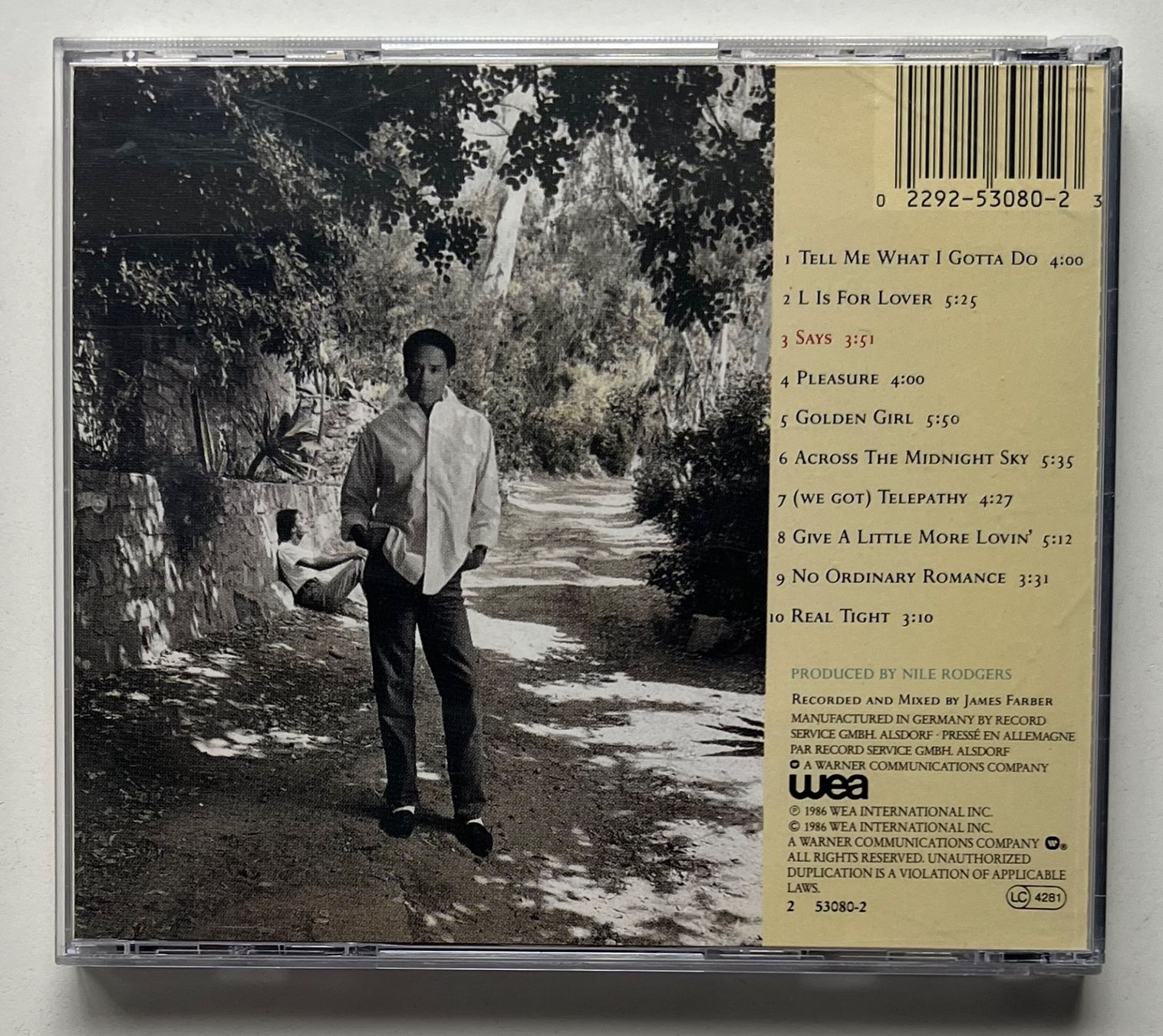 CD: Al Jarreau / L Is For Lover – Usato da Näfels venduto da rottabi 1
