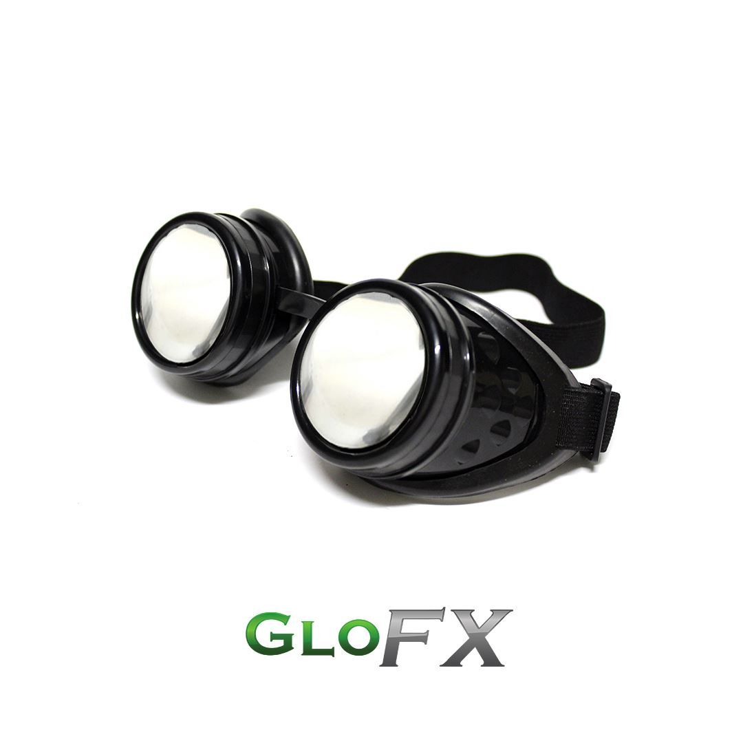 Occhiali & Lenti: GloFX Diffraktion Goggles - Schwarz/klar – Nuovo e nell'imballaggio originale da Spreitenbach venduto da ravepro