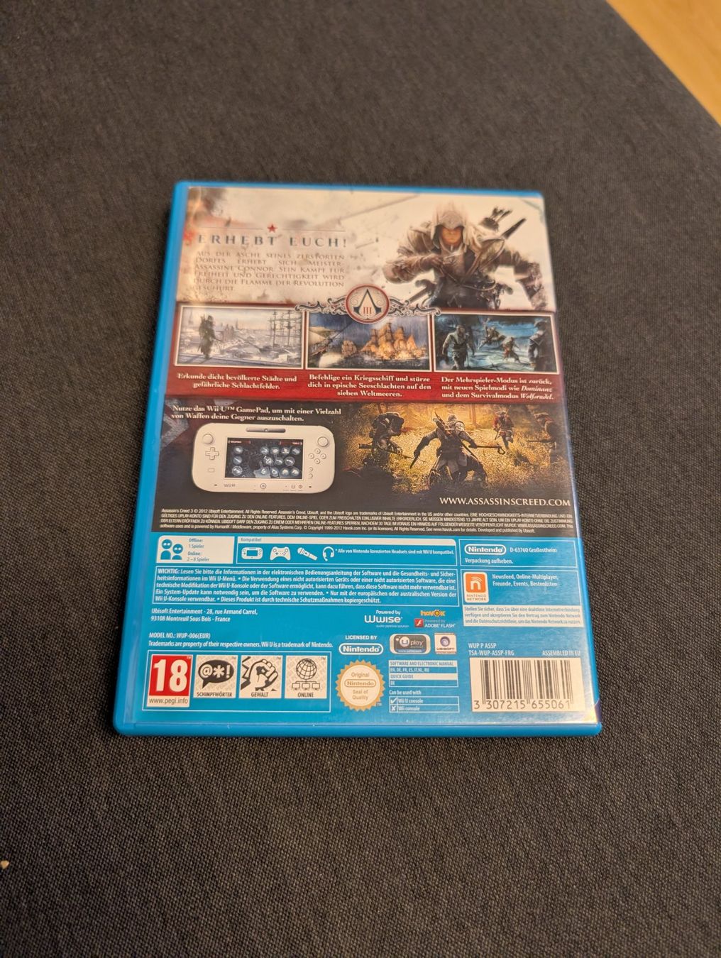 Giochi: Assassins creed III Nintendo Wii u – Usato da Giubiasco venduto da Ticinerd 1