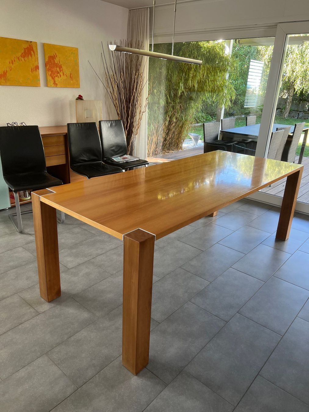Tavoli: Sideboard und verlängerbarer Esstisch in Kirschbaum – Usato da Uzwil venduto da Nothnic 6