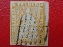 Strubel: 25B (25B1) fehlerfrei mit Genfer-Raute, Kat: 280.-+