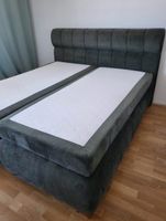 Bett mit Bettkasten dunkelgrün 180x200cm guter Zustand