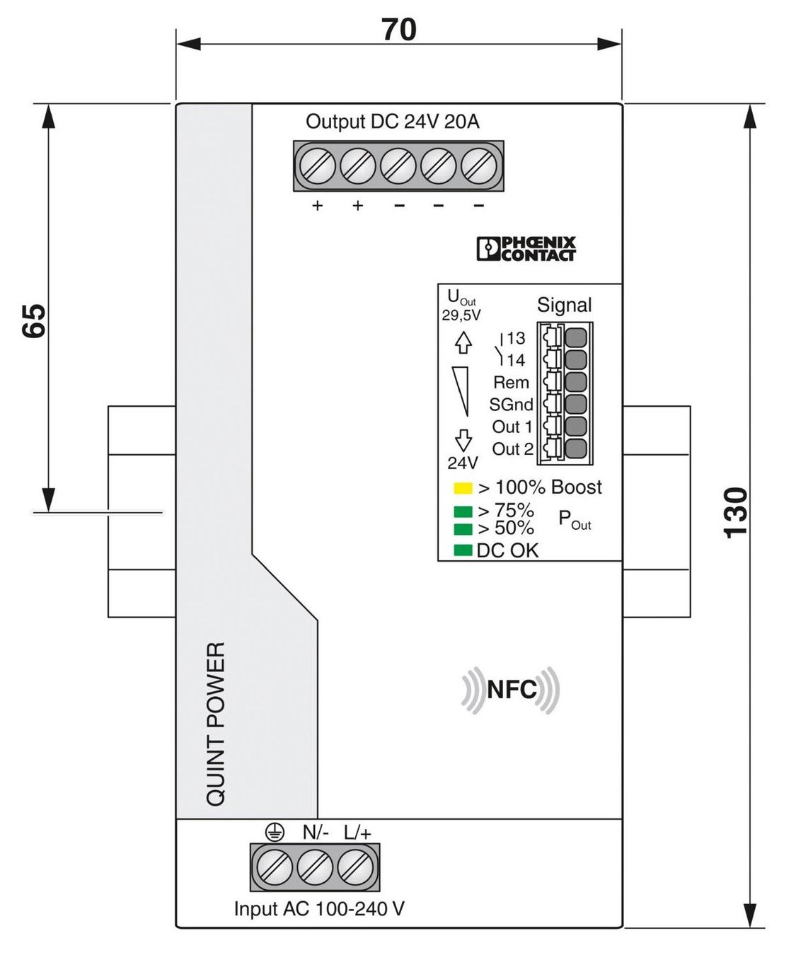 Elettrotecnica: Phoenix Contact QUINT Power 24V 20A Netzteil – Nuovo e nell'imballaggio originale da Widen venduto da joerg57 8