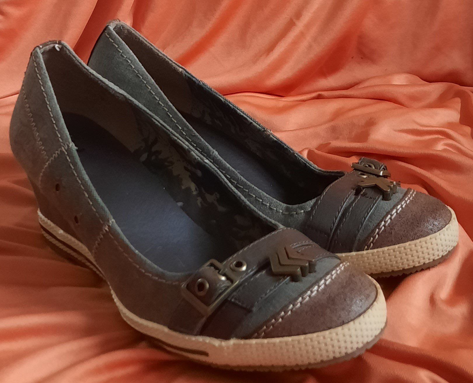 Cube Scarpe da donna: CUBE Keilabsatz Ballerina "Jeans" Gr. 39 – Nuovo (secondo la descrizione) da Seuzach venduto da VT-Collections2 2