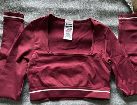 Gymshark Contrast Seamless Crop Top XS Neu