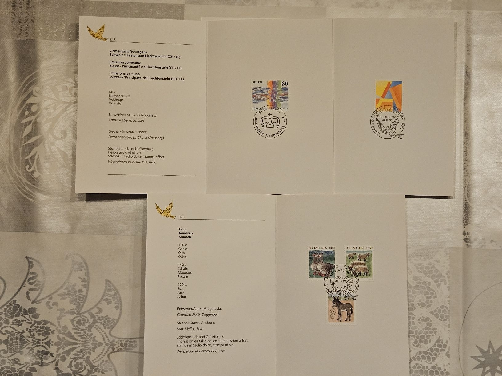Tous les timbres: Schweizer Briefmarken , Sondermarken 1995 – D'occasion à Wil ZH par Bossi73 2