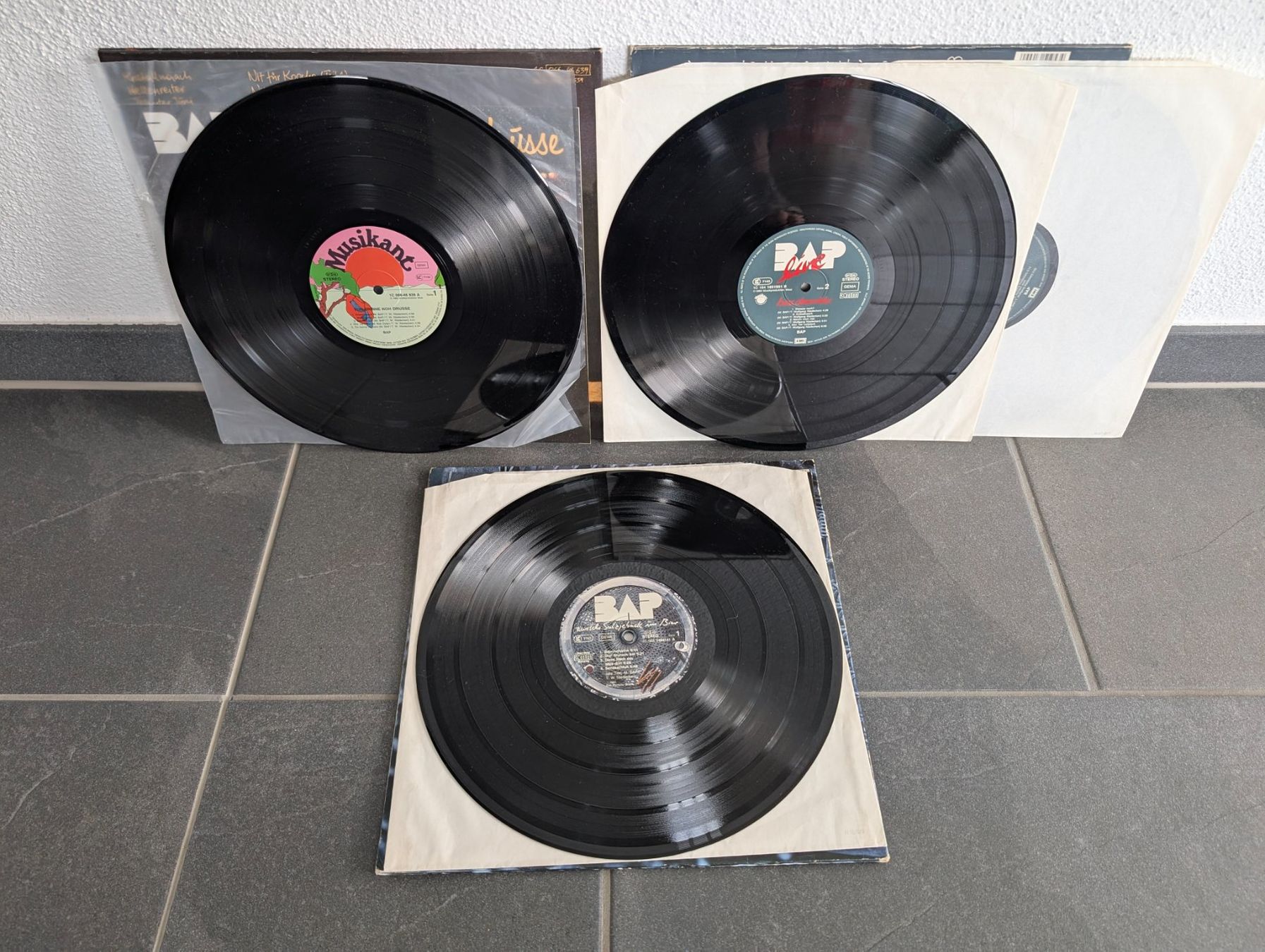 Dischi in vinile: 3 x BAP   1982-84   inkl. Beilagen – Usato da Ebikon venduto da kisuM 4
