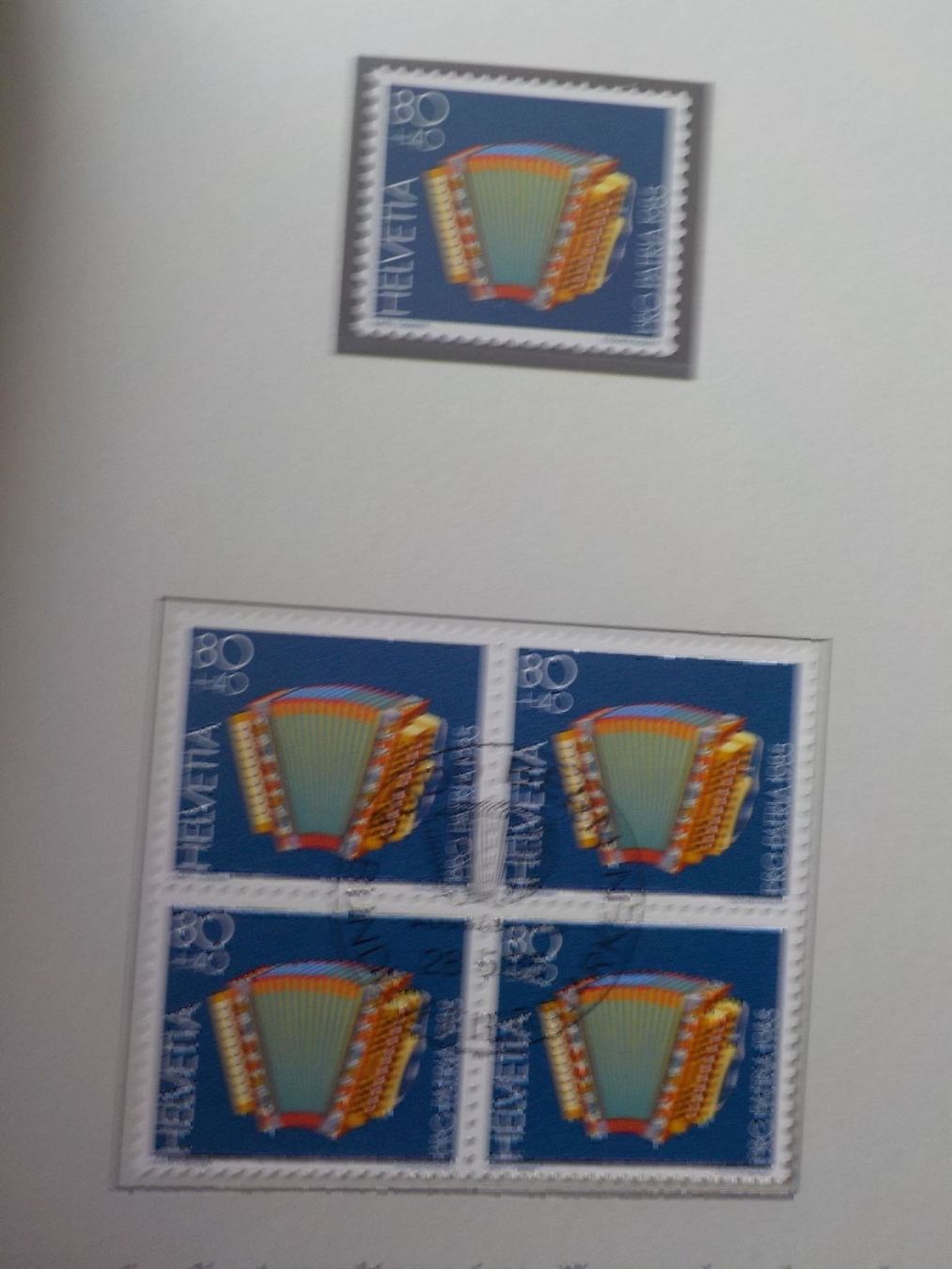 Tutti i francobolli: 1985, Pro Patria, CH Volksmusikinstr. – Nuovo (secondo la descrizione) da Muri b. Bern venduto da Ricardoverkauf 4