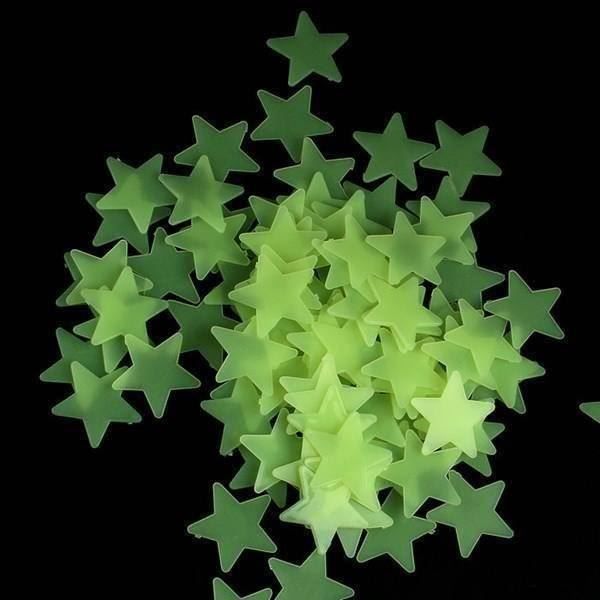 Tutte le decorazioni: 100 pièces Etoiles phosphorescentes – Nuovo e nell'imballaggio originale da Gurmels venduto da Swisspod